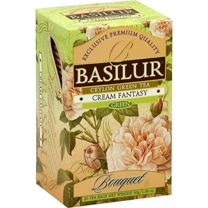 BASILUR Bouquet Cream Fantasy zelený čaj 25 sáčkov