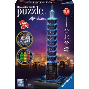 Ravensburger 3D puzzle Taipei Noční edice 216 dílků