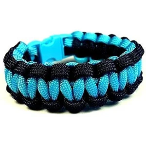 Cordell Paracord náramek Solomon Černá-Modrá M ( 18 - 19 cm )