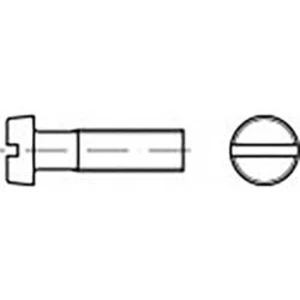 Skrutky s valcovou hlavou TOOLCRAFT TO-6852429, N/A, M2, 5 mm, ocel, 200 ks