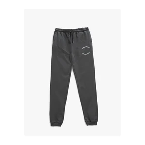 Koton Basic Jogger Sweatpants with Tie Waist Pocket Detailed.