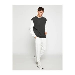 Koton Basic Sports Trousers with Lace-Up Waist, Pocket Detailed.