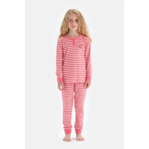 Dagi Pajama Set - Pink - Striped