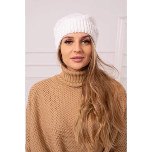 Ladies beanie Ingrid K371 white