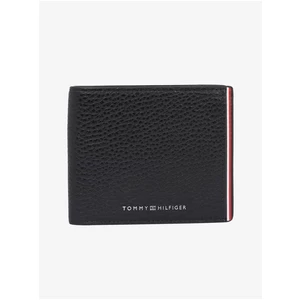 Černá pánská kožená peněženka Tommy Hilfiger - Pánské