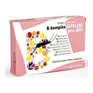 Rosenpharma Rosen B-komplex REPELENT pro děti 25 tablet