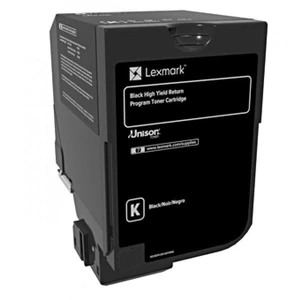 Lexmark originální toner 84C2HK0, black, 25000str., return, Lexmark CX725de, CX725dhe, CX725dthe