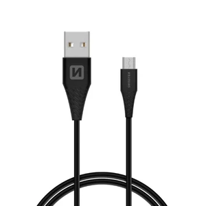 Datový kabel SWISSTEN USB / MICRO USB 1,5m black (9mm)