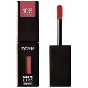 Gabriella Salvete Matná tekutá rtěnka Matte Lips Long Lasting 4,5 ml 105 That´s Me