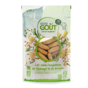 GOOD GOUT Mini bagetky s rozmarínom a syrom 70g