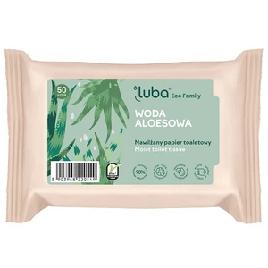 Luba ECO Family vlhčený toaletný papier Aloe vera 50 ks