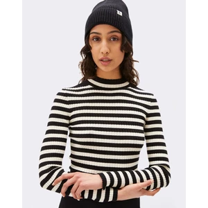 Armedangels Alaani Striped black-oatmilk S