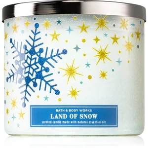 Bath & Body Works Land Of Snow vonná svíčka 411 g