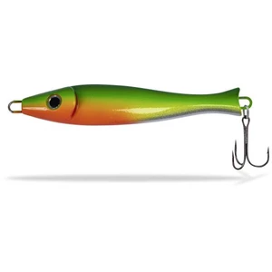 Rhino pilker big head uv green yellow orange - 100 g