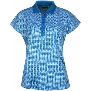 Callaway Womens Chev Geo Polo Blue Sea Star S