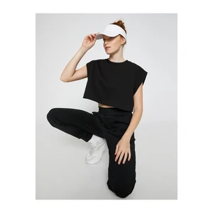 Koton Crop Sports Sweatshirt