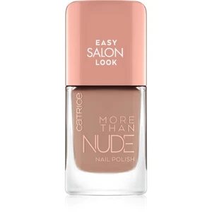 Catrice More Than Nude ošetrujúci lak na nechty odtieň 18 · Toffee To Go 10,5 ml