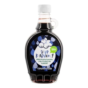 Country Life Sirup borůvkový BIO 250 ml