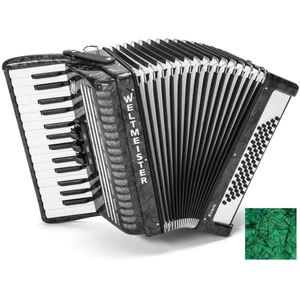 Weltmeister Rubin 30/60/II/3 MT Green Piano accordion