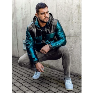 Geacă verde matlasată sport Bolf 2145
