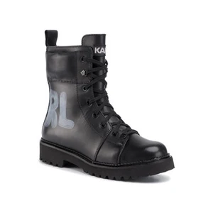 Kotníková Obuv Karl Lagerfeld Kadet Ii Hi Lace Boot - Černá - 37