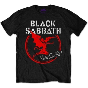 Black Sabbath Tricou Archangel Never Say Die Negru L