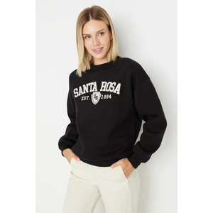 Trendyol Sweatshirt - Black - Regular fit