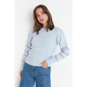 Trendyol Sweater - Blue - Regular fit