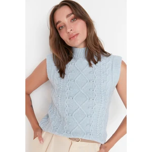 Trendyol Sweater Vest - Blue - Regular fit