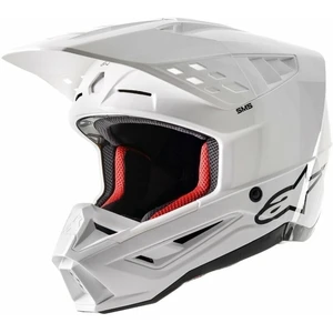 Alpinestars S-M5 Solid Helmet White Glossy L Casco