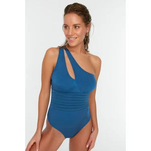 Trendyol Swimsuit - Navy blue - Plain