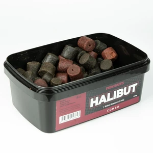 Mikbaits combo halibut peletový mix 500 g + 60 ml lososový olej