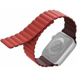 Remienok Uniq Revix Reversible na Apple Watch 38/40/41mm (UNIQ-41MM-REVMRNCRL) červený/vínový řemínek pro Apple Watch • materiál silikon • oboustranný