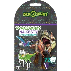 Vymaľovanky na cesty Dinosaury -- s voskovkami [Papírenské zboží]