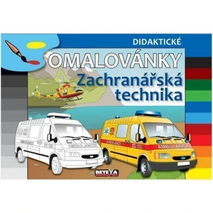 Záchranářská technika - didaktické omalovánky