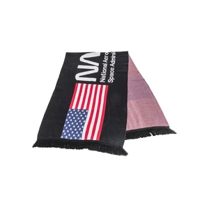 Large Nasa scarf black