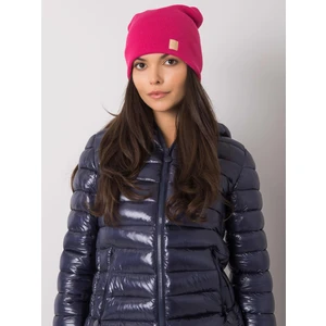 Women's pink beanie hat