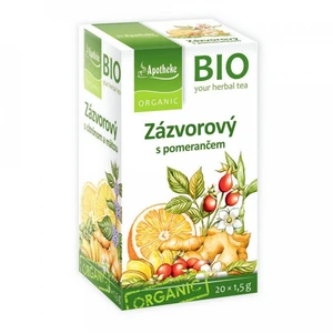 Apotheke Zázvorový čaj s pomerančem BIO 20 sáčků