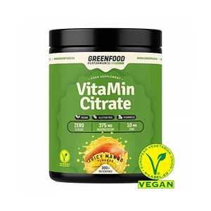 GreenFood Nutrition Performance nápoj VitaMin Citrate 300 g Malina