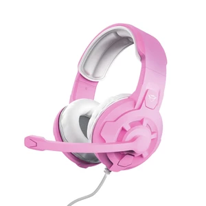 Sluchátka TRUST Radius GXT411P headset pink