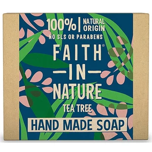 Faith in Nature Rostlinné tuhé mýdlo Tea Tree (Hand Made Soap) 100 g