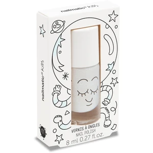 Nailmatic Kids lak na nehty pro děti odstín Super - white glitter 8 ml