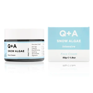 Q+A Snow Algae výživný hydratační krém pro suchou až velmi suchou citlivou pleť 50 g