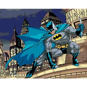 Zuty Malowanie po numerach Batman na szczycie wieżowca