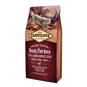 Carnilove Duck and Turkey Large Breed Cats – Muscles,Bones,Joints 6kg