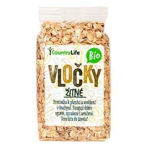 Country Life Vločky žitné BIO 250 g