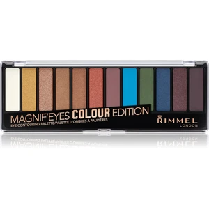 Rimmel Magnif’ Eyes paleta očních stínů odstín 004 Colour Edition 14.16 g