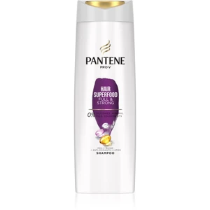 Pantene Hair Superfood Full & Strong šampon pro výživu a lesk 400 ml