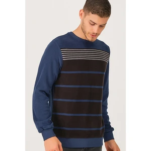 V3201 DEWBERRY DIO RISE MEN'S SWEATSHIRT-BLUE-BLACK