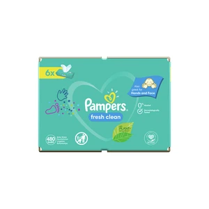 PAMPERS Fresh Clean vlhčené obrúsky 4 balenia = 320 ks